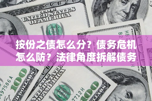 北京按份之债怎么分？债务危机怎么防？法律角度拆解债务分配与风险自保指南