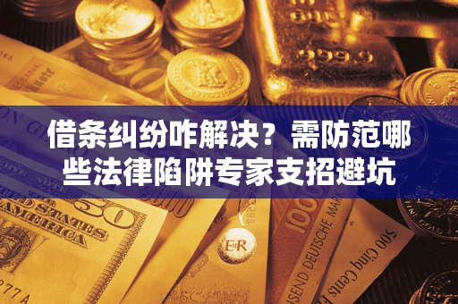 北京借条纠纷咋解决？需防范哪些法律陷阱专家支招避坑