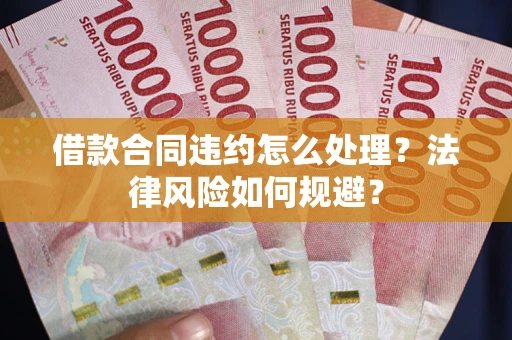 北京借款合同违约怎么处理？法律风险如何规避？