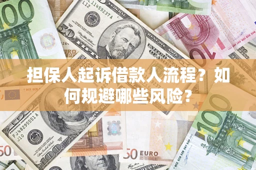北京担保人起诉借款人流程？如何规避哪些风险？
