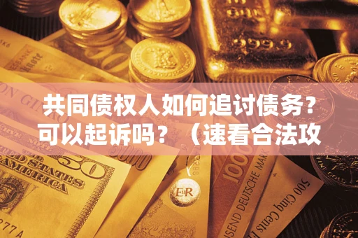 北京共同债权人如何追讨债务？可以起诉吗？（速看合法攻略）