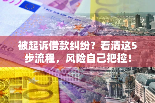 北京被起诉借款纠纷？看清这5步流程，风险自己把控！